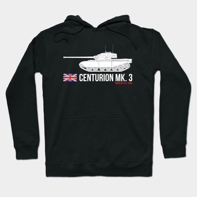 Hobby tanks? Then here's the Centurion Mk 3 Hoodie by FAawRay